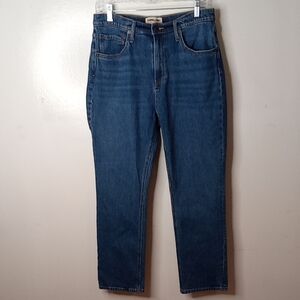 Kirkland Signature Women's Size 8 High Rise Straight Cut Classic Denim Jeans